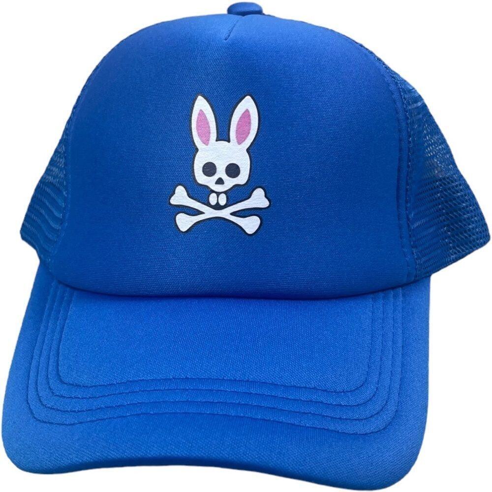 Psycho Bunny Royal Blue Snapback Baseball Hat Cap